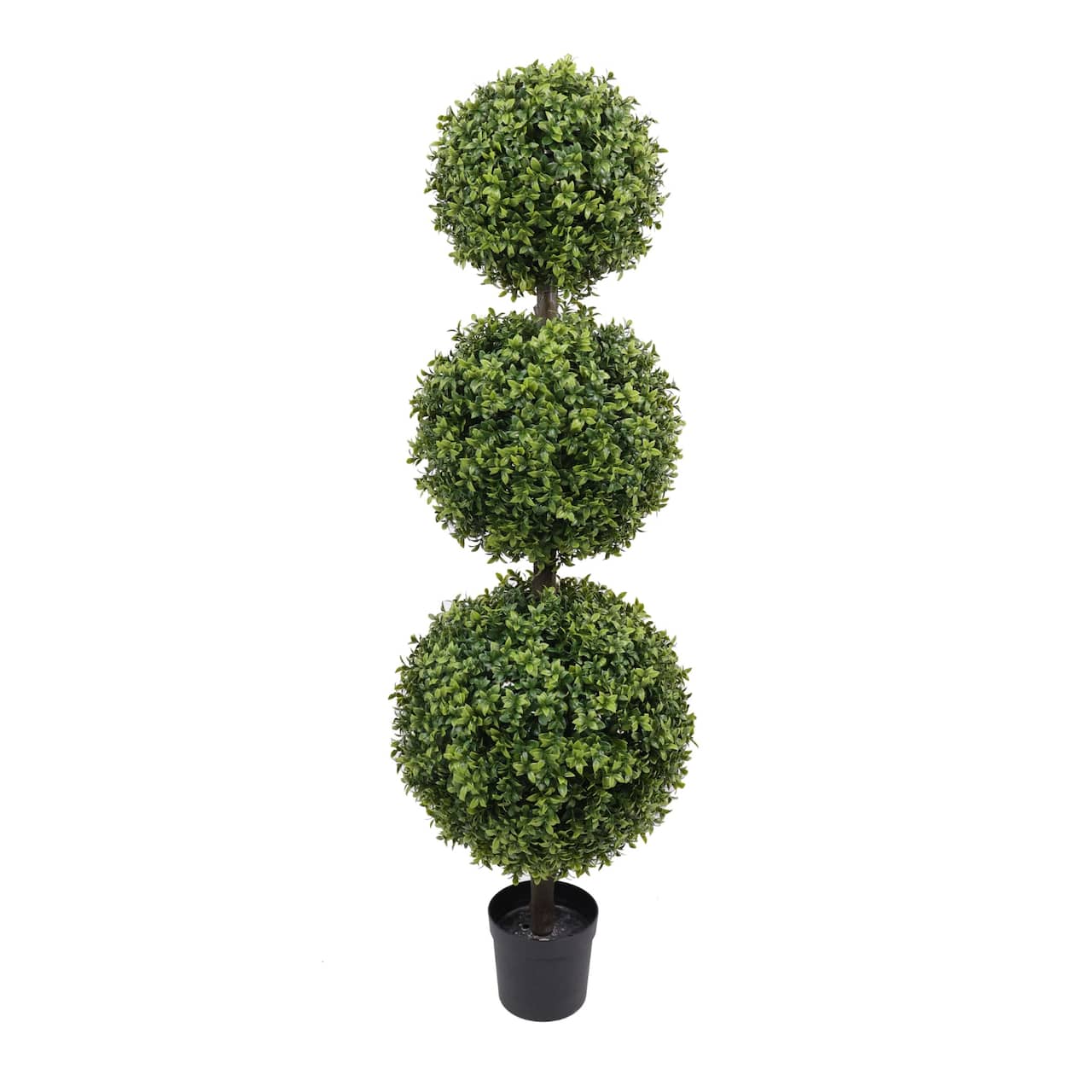 GreenSmart Dekor 4ft. Faux Boxwood Sphere Topiary Tree